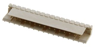 AMPHENOL COMMUNICATIONS SOLUTIONS 95735-115LF Pin Header, Wire-to-Board, 2.54 mm, 1 Rows, 15 Contacts, Through Hole Straight