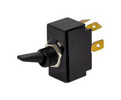 CARLING TECHNOLOGIES 6GC5M-73 Toggle Switch, Bat Style, (On)-Off-(On), SPDT, Non Illuminated, G Series, Panel Mount, 15 A