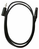 MULTICOMP PRO MP770272 Alligator Clip to Banana Plug Test Lead, Alligator Clip, 4mm Stackable Banana Plug, 1 ft, 305 mm