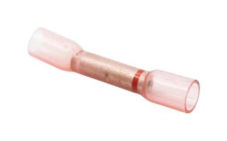 MUELLER ELECTRIC AI-70315 Butt Splice, 22AWG to 18AWG, Pink, Red, 26 AWG, 24 AWG, Heat Shrink Nyax