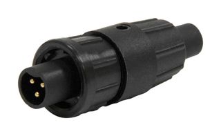 SWITCHCRAFT/CONXALL 16280-3PG-311 Circular Connector, Size 20, Sealed Circular Connector, Micro-Con-X Series, Cable Mount Plug