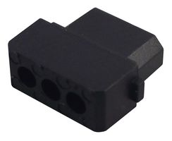 HARWIN M80-1010398S Connector Housing, BK, 1Row, For Latches, Datamate L-Tek M80-101, Receptacle, 3 Positions, 2 mm