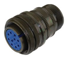 AMPHENOL INDUSTRIAL 97-3106A-16(850) Circular Shell, 97 Series, Solid Shell Straight Plug, Amphenol 97 Series Circular Contacts