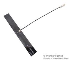 MOLEX 105262-0003 Antenna, PCB, ISM, 868MHz to 915MHz, 1.2dBi Gain, 50ohm, Linear Polarization, Adhesive