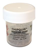 CHIP QUIK SMD2185-25000 Solder Sphere, 63, 37 Sn, Pb Solder Alloy, 0.45mm Dia, 183 °C Melting Temperature
