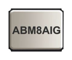 ABRACON ABM8AIG-25.000MHZ-12-2Z-T3 Crystal, AEC-Q200, 25 MHz, SMD, 3.2mm x 2.5mm, 50 ppm, 12 pF, 20 ppm, ABM8AIG Series