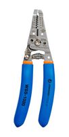 JONARD TOOLS WSS-1020 Wire Stripper, Single/Stranded Conductor Wires, Curved, 20AWG to 10AWG, 7.2" L, Blue/Orange Handle
