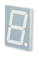 BROADCOM HDSP-U203 7 Segment LED Display, Red, 20 mA, 2 V, 5.39 mcd, 1, 8 mm