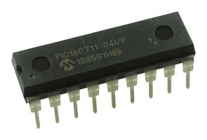 MICROCHIP PIC16C711-04I/P 8 Bit MCU, PIC16 Family PIC16C7xx Series Microcontrollers, PIC16, 4 MHz, 1.75 KB, 18 Pins, DIP