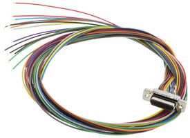 ITT CANNON M83513/03-C03N D Sub Connector, 21 Contacts, Plug, Crimp, M83513 Series