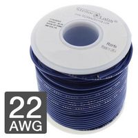 MULTICOMP PRO 24-15416 Wire, Hook Up, PVC, Blue, 22 AWG, 25 ft