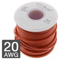 MULTICOMP PRO 24-15393 Wire, Hook Up, PVC, Orange, 20 AWG, 25 ft