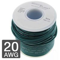 MULTICOMP PRO 24-15395 Wire, Hook Up, PVC, Green, 20 AWG, 25 ft