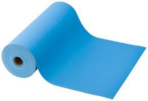 ACL STATICIDE 62500 Dissipative Mat Roll, 1 Layer, SpecMat-H Series, Polymer, Blue, 36" W x 40ft L