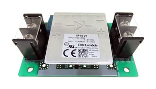TDK-LAMBDA RP-60-20/L Reverse Current Protection Module, 7-60 VDC, 20 A, 2.36 " x 1.25 " x 3.68 ", L Bracket