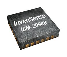 TDK INVENSENSE ICM-20948 MEMS Module, Accelerometer, Gyroscope, X, Y, Z, 1.71 V, 3.6 V, QFN, 24 Pins
