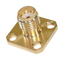 MULTICOMP PRO MC002942 RF / Coaxial Connector, SMA Coaxial, Straight Flanged Jack, 50 ohm, Beryllium Copper
