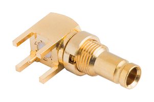 MULTICOMP PRO MC002954 RF / Coaxial Connector, 1.0 / 2.3 Coaxial, Right Angle Bulkhead Jack, Board Edge / End Launch