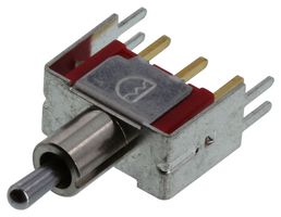 MULTICOMP PRO MC1MS3T2B4V2RE Toggle Switch, On-Off-On, SPDT, Non Illuminated, Through Hole