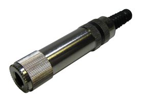 MULTICOMP PRO PS000096 Phone Audio Connector, 3 Contacts, Jack, 6.35 mm, Cable Mount, Brass Body