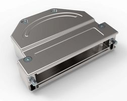 TE CONNECTIVITY 1-2308345-1 D Sub Backshell, DC, 45°, 180°, Zinc Body