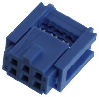AMP - TE CONNECTIVITY 1658527-2 IDC Connector, IDC Receptacle, Female, 2.54 mm, 2 Row, 6 Contacts, Cable Mount