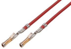 MOLEX 219680-2125 Cable Assembly, SL Crimp Terminal Socket to SL Crimp Terminal Socket, 17.7 ft, 450 mm