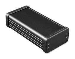 HAMMOND 1455D801BK Metal Enclosure, Small, Extruded Aluminum, 23 mm, 42.5 mm, 80 mm, IP54