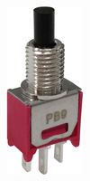 MULTICOMP PRO MP-PB9-AA00AQE-5 Pushbutton Switch, SPDT, On-(Off), Round Plunger