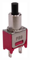 MULTICOMP PRO MP-PB9-BB00AQE-5 Pushbutton Switch, SPST-NO-DM, Off-(On), Round Plunger