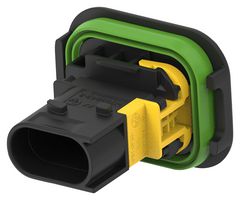 AMP - TE CONNECTIVITY 1-1703843-2 Automotive Connector Housing, Heavy Duty Sealed Connector Series, Plug, 2 Positions