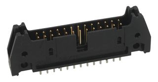 3M N3429-6002RB Pin Header, Wire-to-Board, 2.54 mm, 2 Rows, 26 Contacts, Through Hole Straight, 3000 Series
