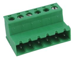 PHOENIX CONTACT 1786213 Pluggable Terminal Block, Inverted, 5.08 mm, 6 Positions, 24 AWG, 12 AWG, 2.5 mm², Screw