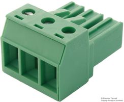 PHOENIX CONTACT 1804917 Pluggable Terminal Block, 7.62 mm, 3 Positions, 24 AWG, 10 AWG, 4 mm², Screw