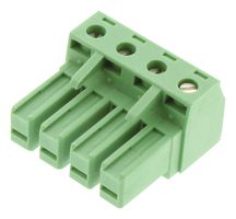 PHOENIX CONTACT 1804920 Pluggable Terminal Block, 7.62 mm, 4 Positions, 24 AWG, 10 AWG, 4 mm², Screw