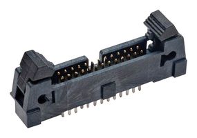 HARWIN M50-3551742 Pin Header, Ejector, Wire-to-Board, 1.27 mm, 2 Rows, 34 Contacts, Through Hole Straight