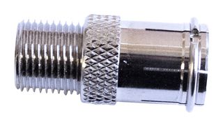 MUELLER ELECTRIC BU-P6713 RF / Coaxial Adapter, F, Plug, F, Jack, Straight Adapter, 75 ohm