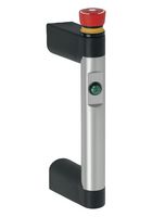 DAVIES MOLDING FG7-04.GA160.01 Handle, w/ PB & E-Stop SW, 160 mm, Aluminum, Nylon 6 (Polyamide 6), M6, FG7 Series