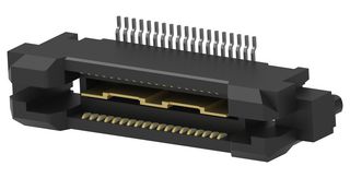 TE CONNECTIVITY - AMP 5767056-1 Stacking Board Connector, MICTOR Series, 38 Contacts, 0.64 mm, Surface Mount, 2 Rows