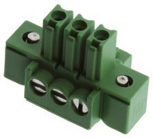 TE CONNECTIVITY - BUCHANAN 284510-3 Pluggable Terminal Block, 3.5 mm, 3 Positions, 2 mm², Screw