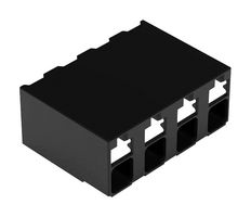 WAGO 2086-3204/700-000/997-605 Wire-To-Board Terminal Block, 5 mm, 4 Positions, 24 AWG, 16 AWG, 1.5 mm², Push In