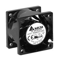 DELTA ELECTRONICS THA0412AD-TZW3 DC Axial Fan, 12 V, Square, 40 mm, 20 mm, Ball Bearing, 20.56 CFM