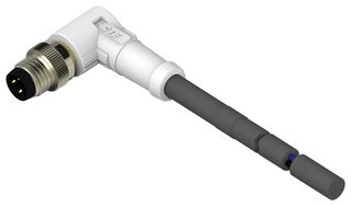 TE CONNECTIVITY T4061220003-002 Sensor Cable, M8 Sensor Right Angle 3 Position Plug, Free End, 3 Positions, 1 m, 3.28 ft
