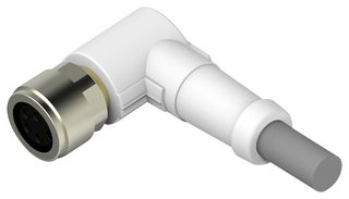 TE CONNECTIVITY T4061420004-002 Sensor Cable, M8 Sensor Right Angle 4 Position Receptacle, Free End, 4 Positions, 1 m, 3.28 ft