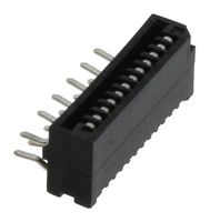 AMPHENOL COMMUNICATIONS SOLUTIONS HLW12R-2C7LF FFC / FPC Board Connector, 1 mm, 12 Contacts, Receptacle, FCI HLW-R Series, Through Hole, Top