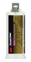 3M DP270  48.5ML Potting Compound, Epoxy 2 Part, Black, Cartridge, 48.5 ml, Scotch-Weld Series