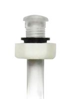 BIVAR PLTR5-500-PR1 Light Pipe, IP67, 0.5 ", 1 Pipes, Circular with Domed Top, Press Fit, Panel, Transparent