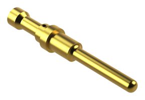 AMPHENOL SINE/TUCHEL AT60-202-1631-22 Contact, A Series, Pin, Crimp, 22 AWG, Gold Plated Contacts