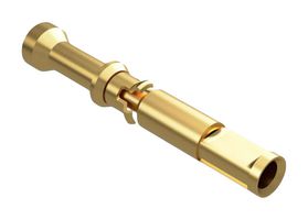 POSITRONIC FC120P2/AA-14-PA907 Rectangular Power Contact, Gold Plated Contacts, Copper Alloy, Socket, Crimp, 24 AWG