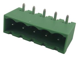 PHOENIX CONTACT 1757271 Terminal Block, Header, 5.08 mm, 5 Positions, 12 A, 250 V, Through Hole Right Angle